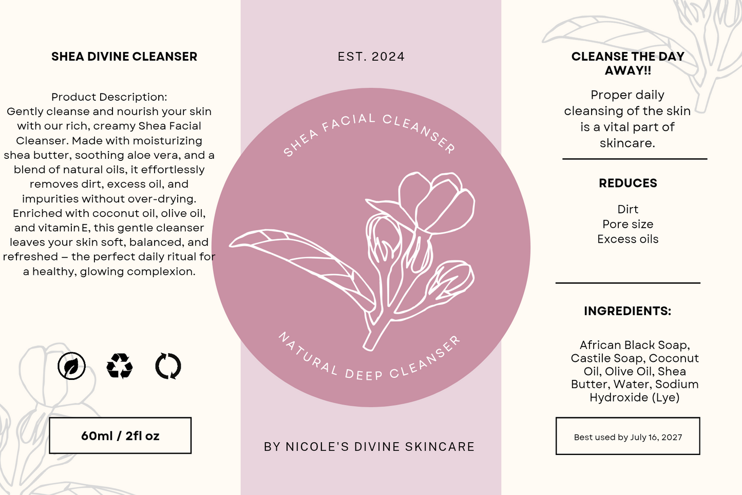 Shea Facial Cleanser ✨️