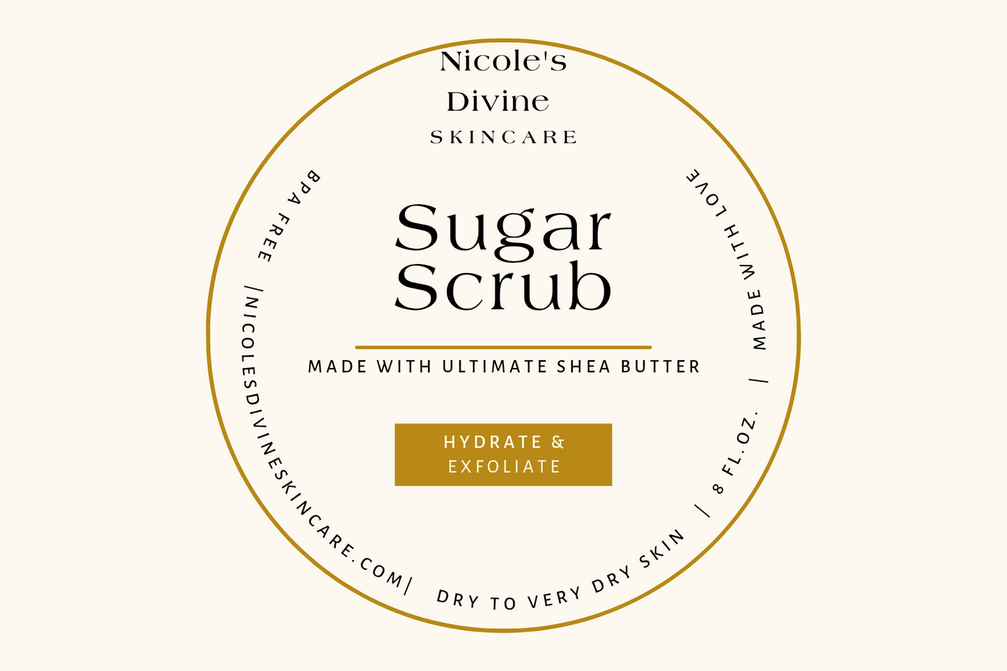Shea Sugar Body Scrub 8oz